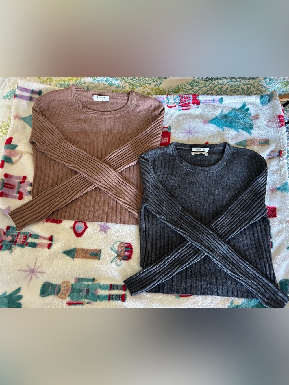 Two Babaton Sweaters